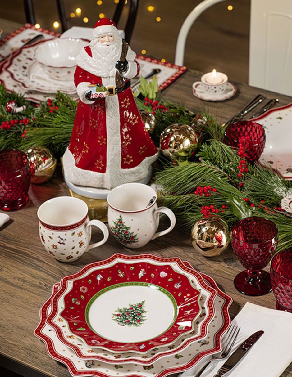 Lámpara de santa claus de porcelana 2