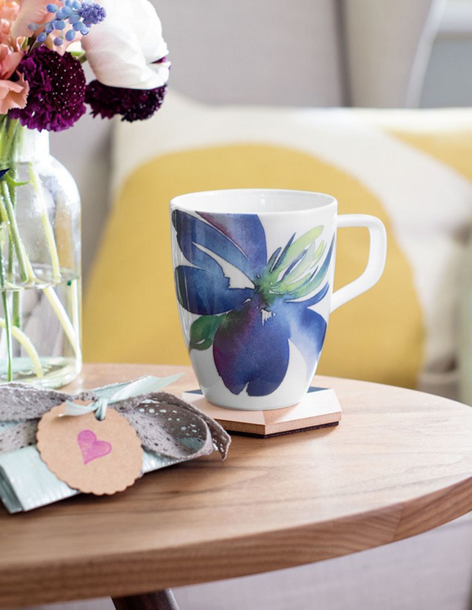 Taza cappuccino Flower 3