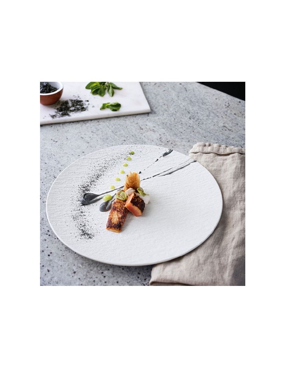 Plato base Manufacture Rock de porcelana 2