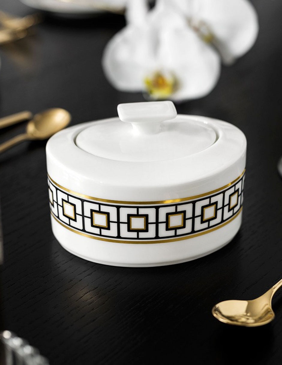 Azucarera Jampot de porcelana 3
