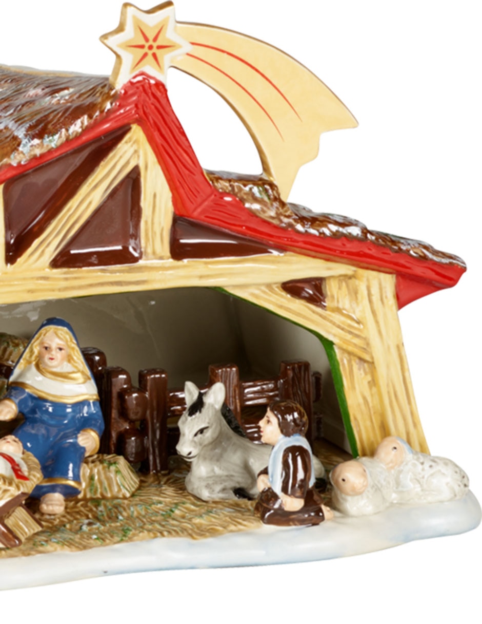 Figura decorativa de nacimiento de porcelana 2