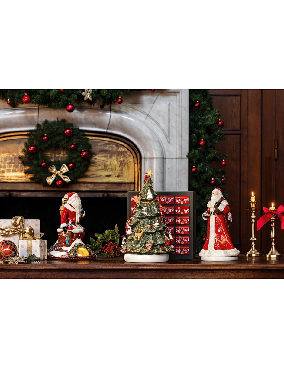 Lámpara de santa claus Toys de porcelana 4