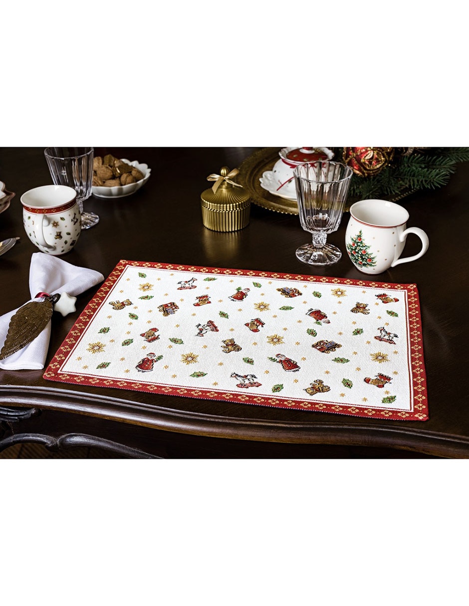 Mantel rectangular de algodón villeroy & toy's d light 5