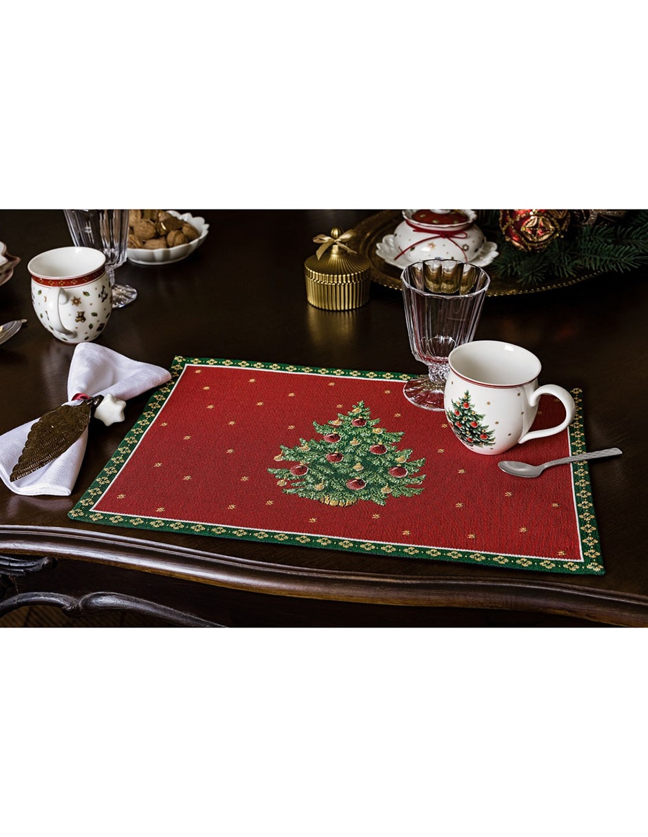 Mantel rectangular de algodón villeroy & toy's d light 6