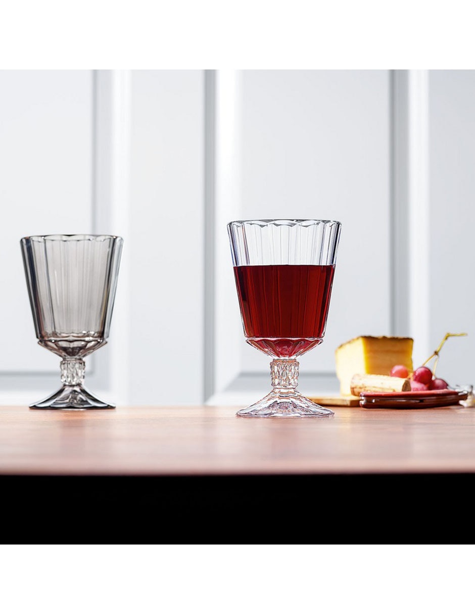 Set de copas para vino de cristal 2