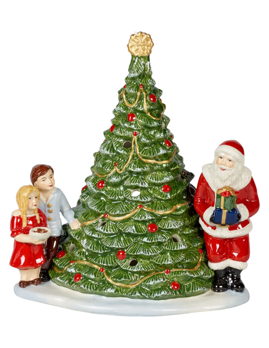 Figura decorativa de árbol navidad de porcelana Figura decorativa de árbol navidad de porcelana
