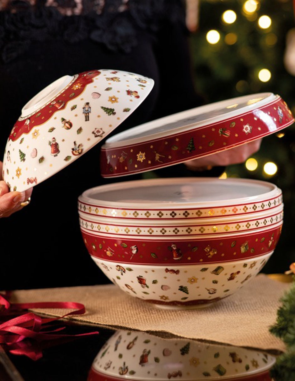 Platón navideño de porcelana 5