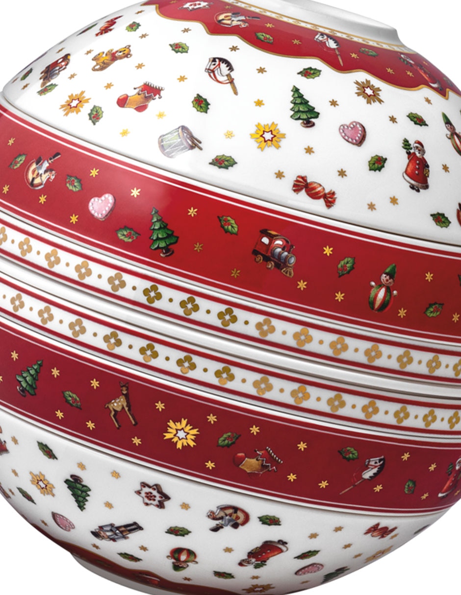 Platón navideño de porcelana 2