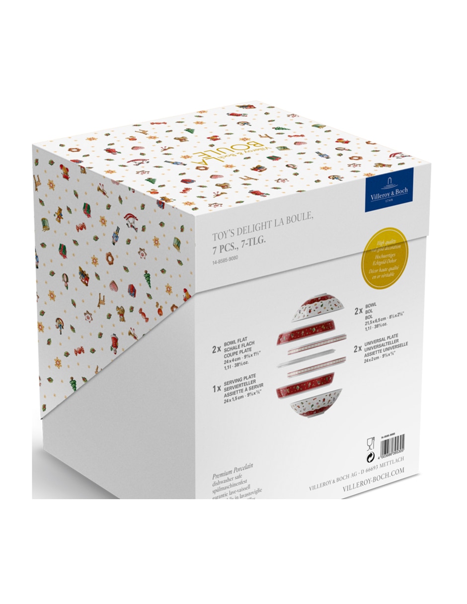 Platón navideño de porcelana 3