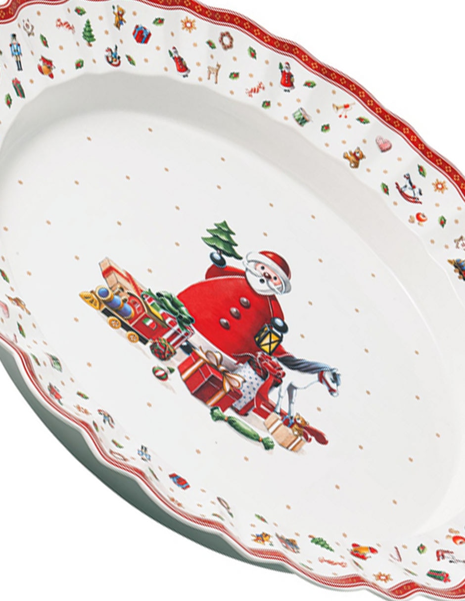 Platón navideño de porcelana 2