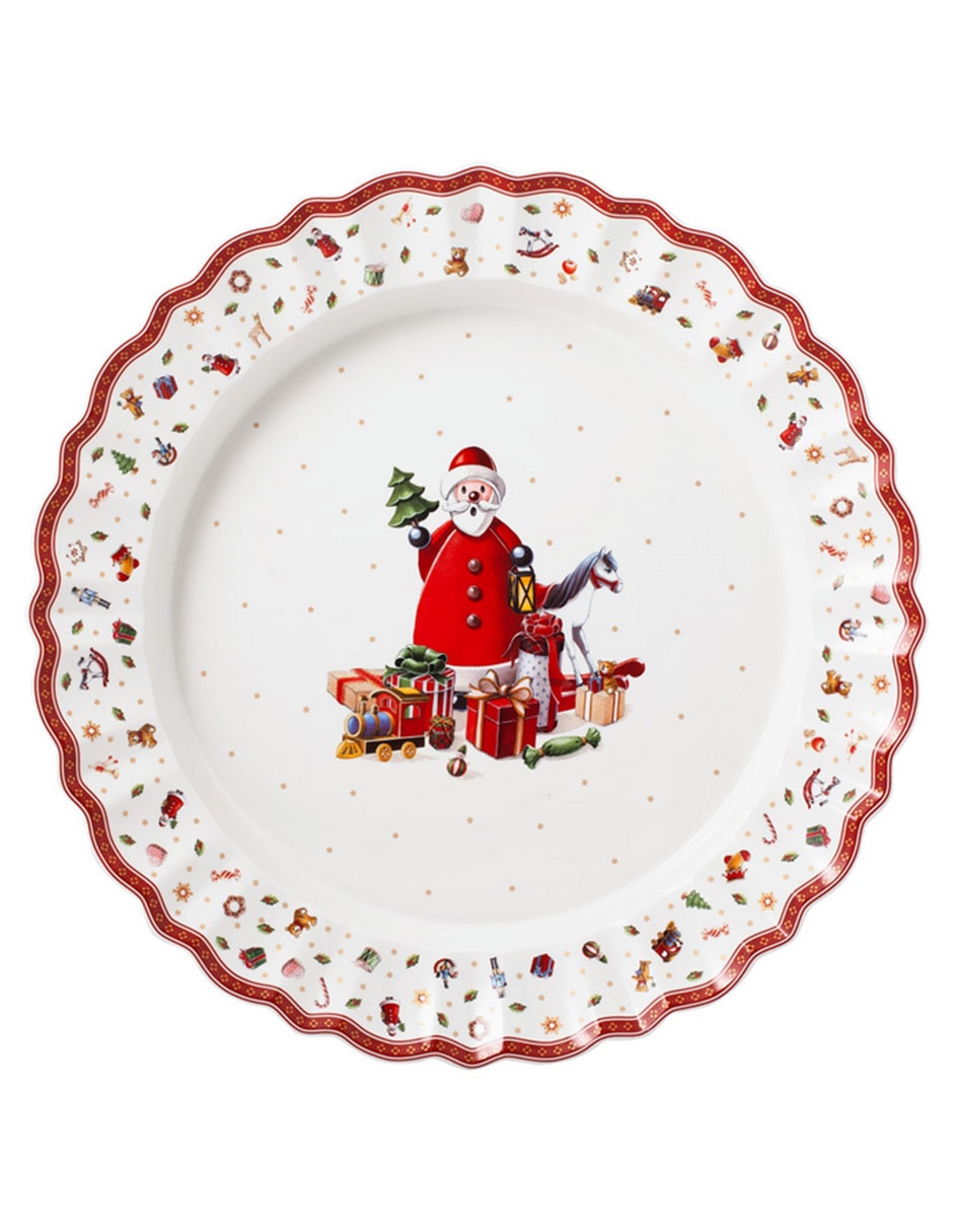 Platón navideño de porcelana 3