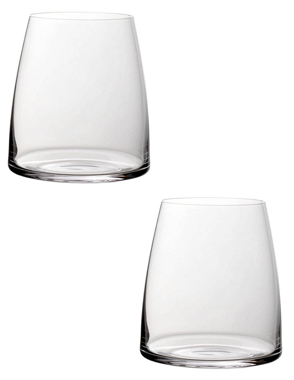 Set vasos de cristal con 2 piezas Set vasos de cristal con 2 piezas