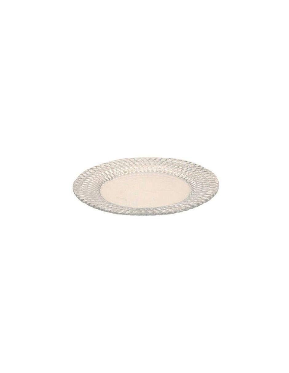 Plato base Boston de cristal 2 piezas