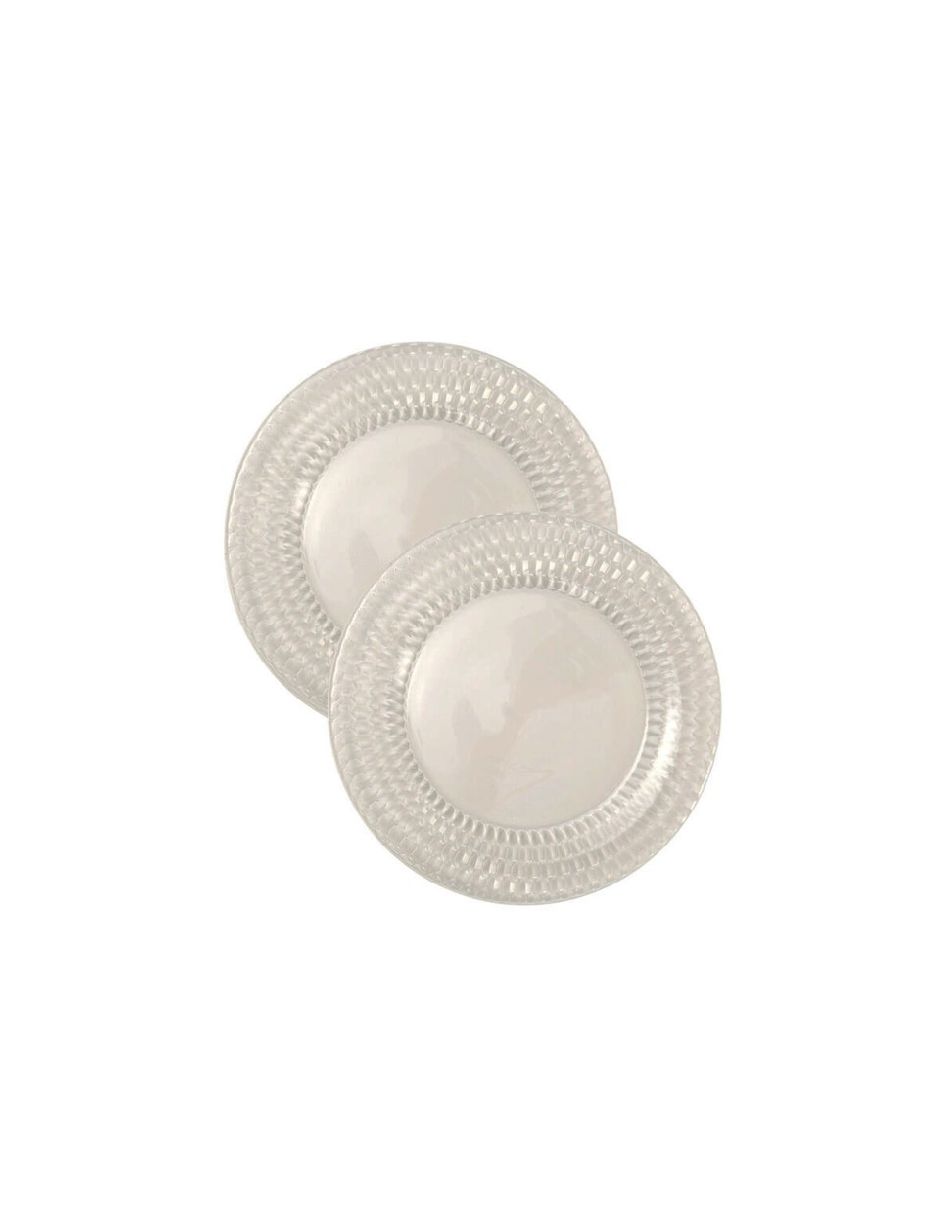 Plato base Boston de cristal 2 piezas 2