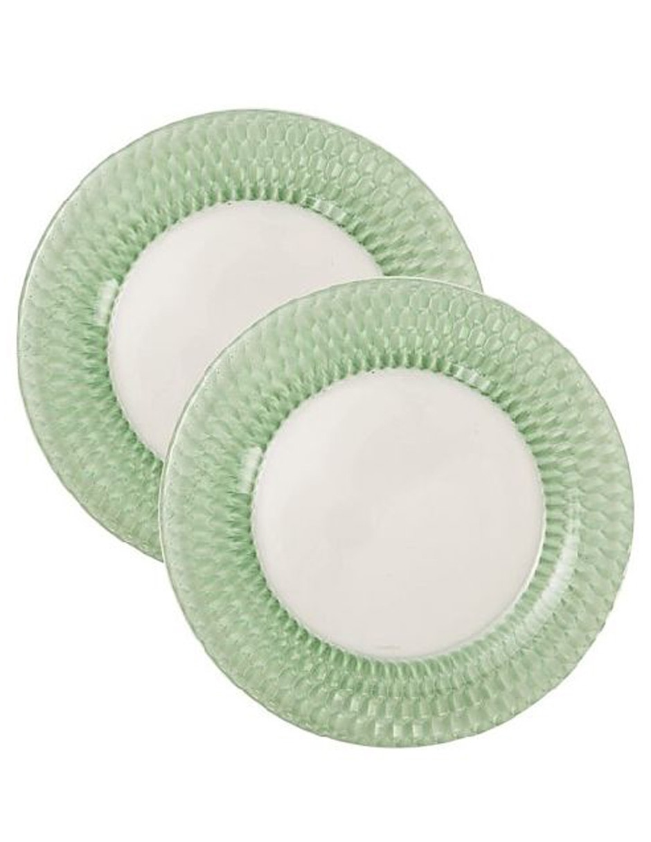 Plato base Boston de cristal 2 piezas 2