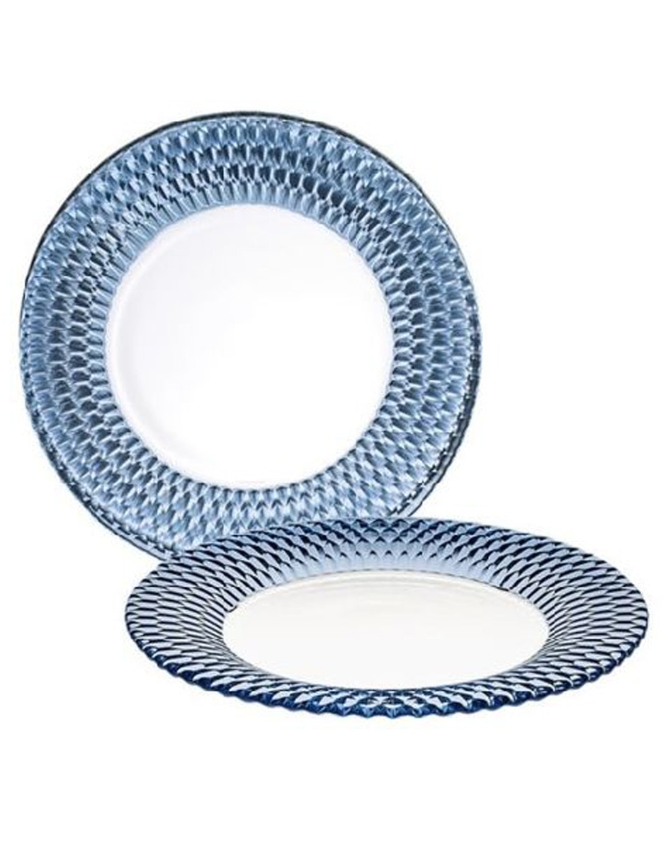 Plato base Boston de cristal 2 piezas 2