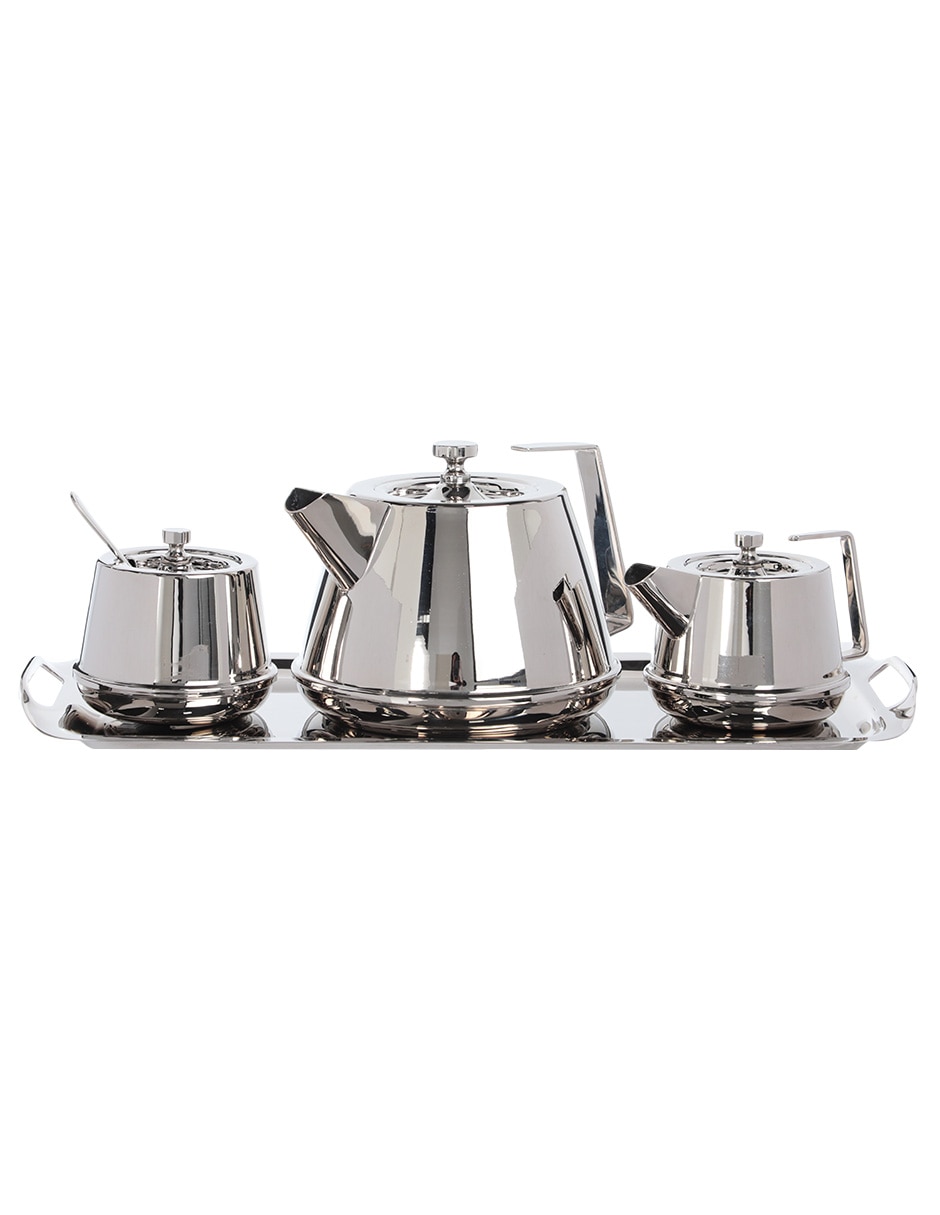 Set de café Clásico de baño plata Set de café Clásico de baño plata