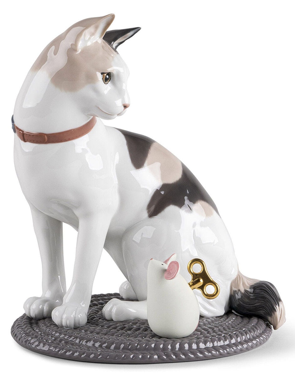 Escultura Gato y Ratón Escultura Gato y Ratón