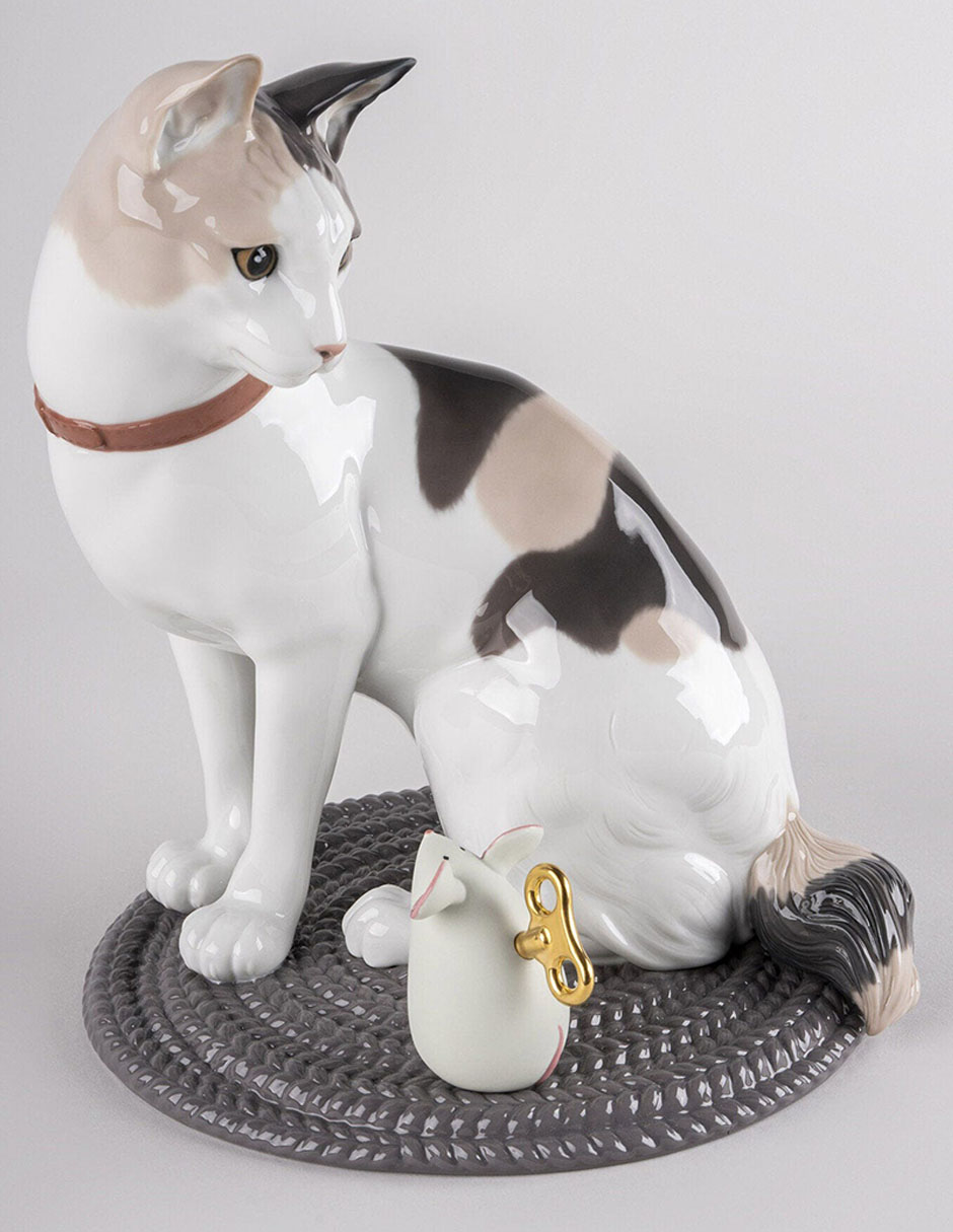 Escultura Gato y Ratón 4