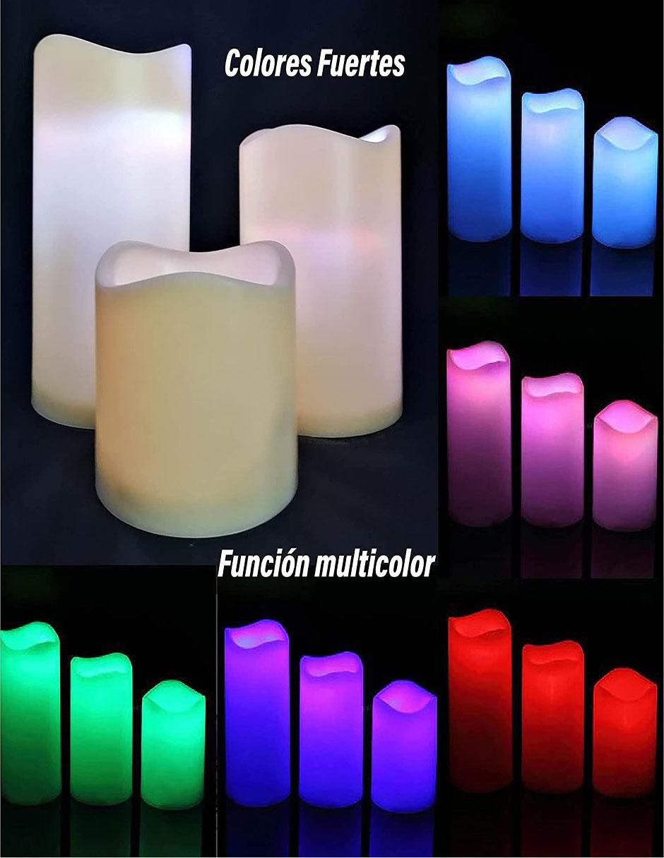 Velas LED 3 piezas 4