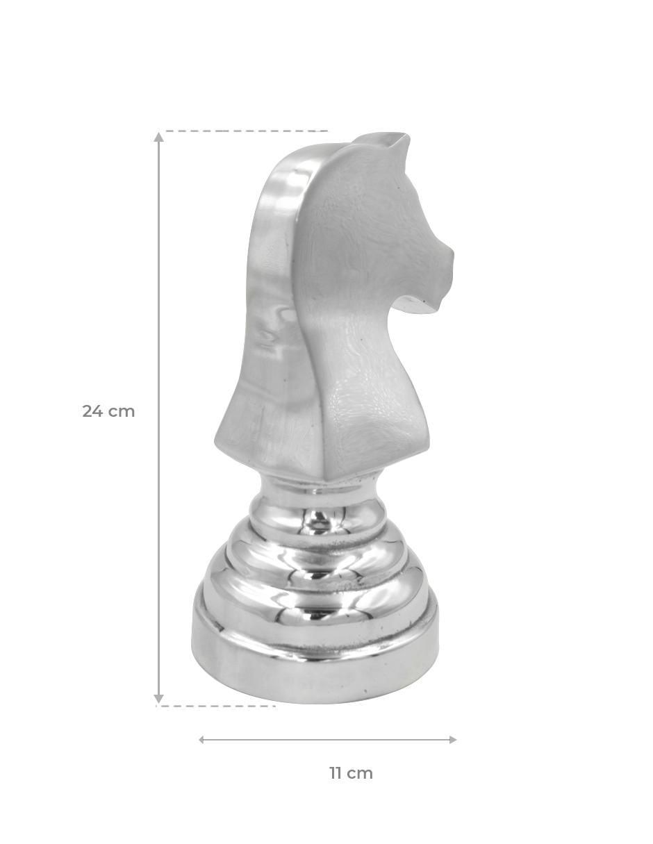 Figura decorativa Ajedrez Caballo de metal 3