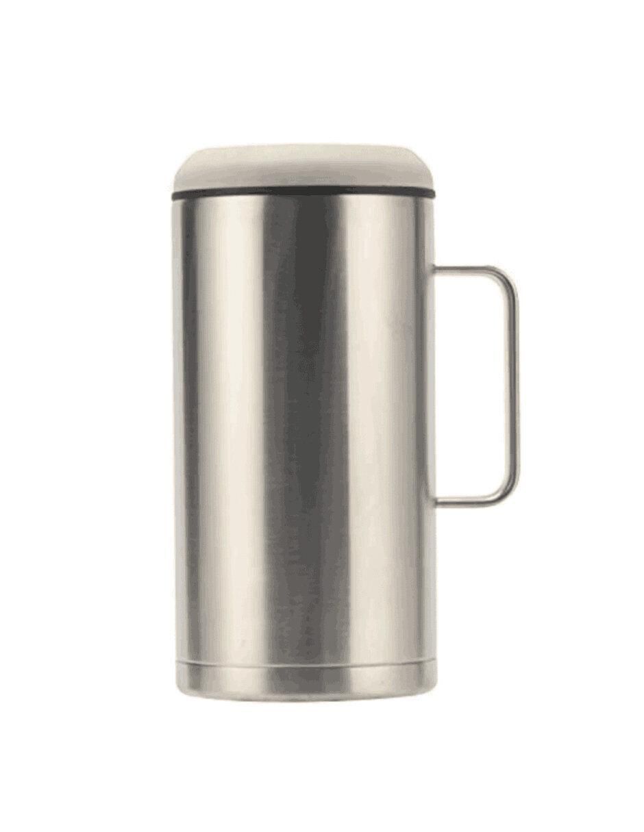 Termo de acero inoxidable con tapa rosca 1.2 L