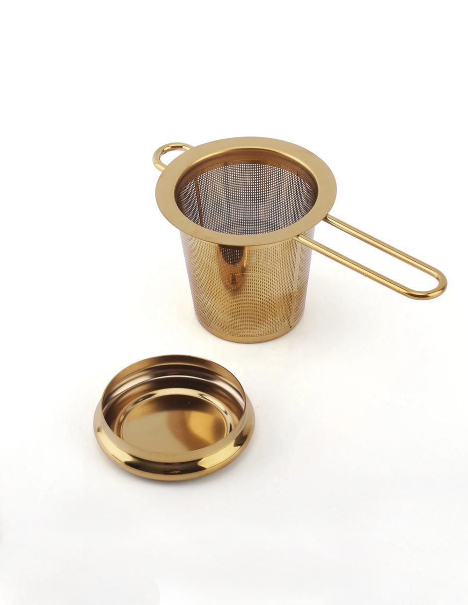 Set infusor de acero inoxidable para té 2