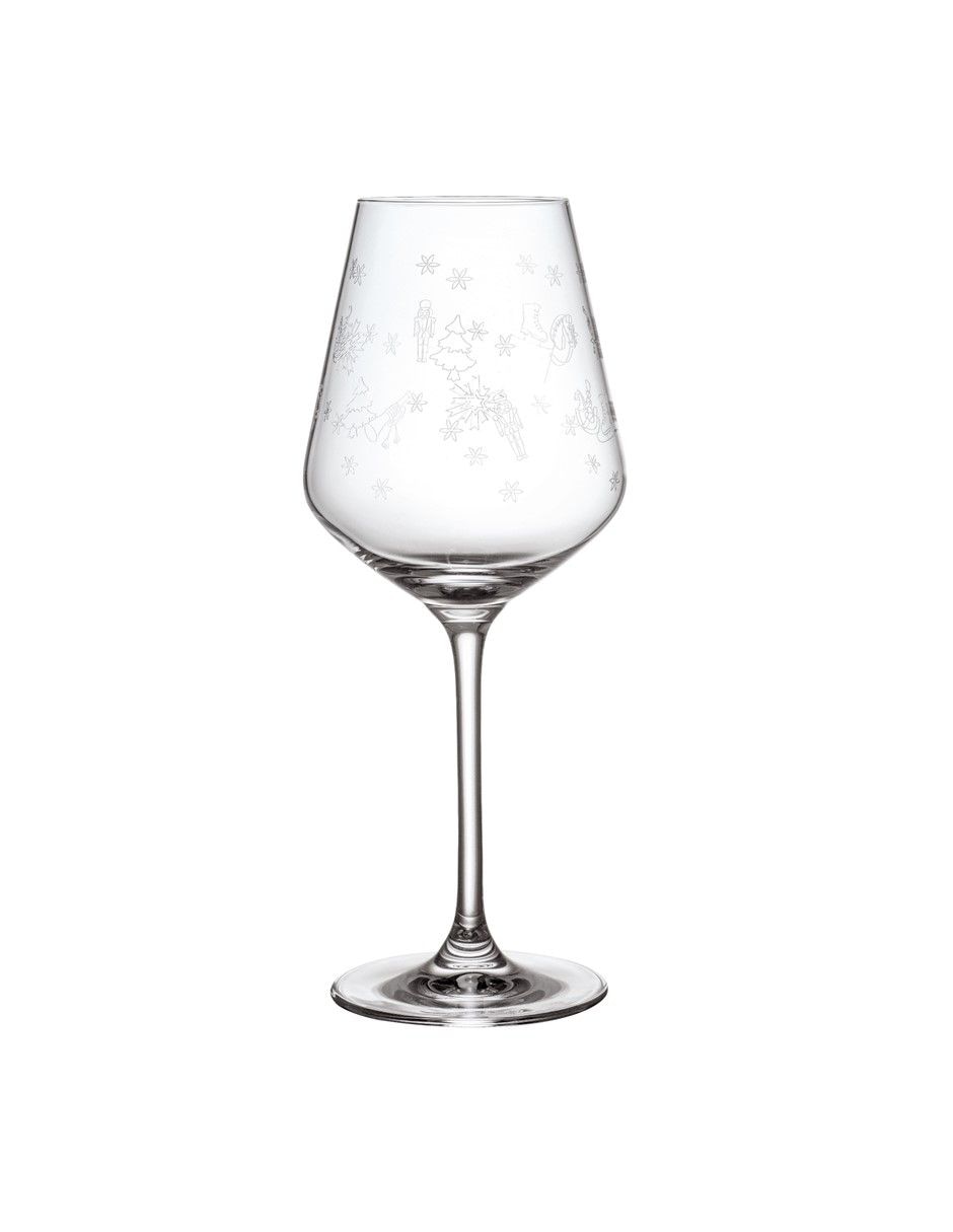 Set de copas para vino blanco Toys d light de cristal