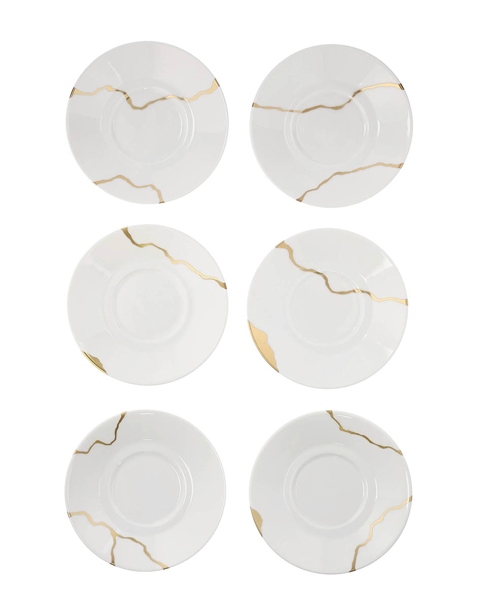 Set de tazas espresso Kintsugi 12 piezas 4