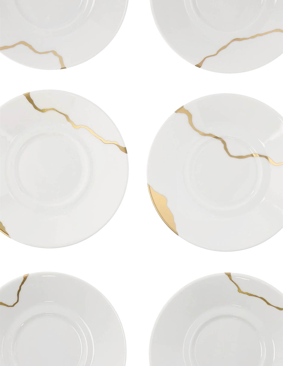 Set de tazas espresso Kintsugi 12 piezas 5