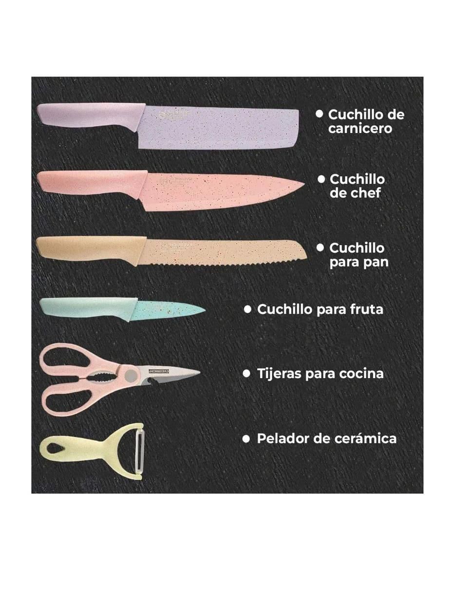 Set de cuchillos multiusos  6 piezas 3
