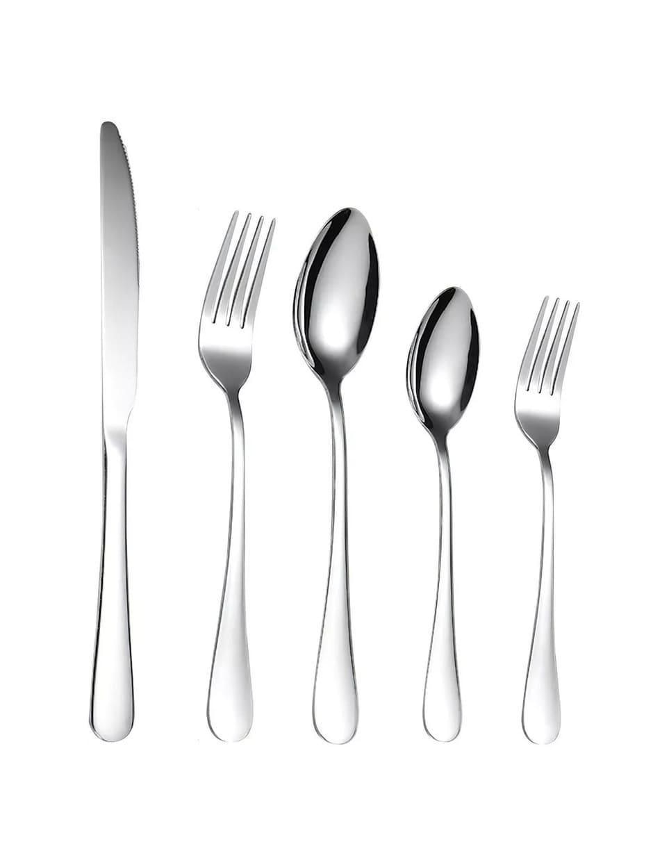 Set cubiertos de acero inoxidable 30 piezas 2