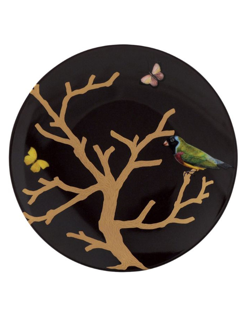 Set platos trinche Aux Oiseaux de porcelana 4 piezas 5
