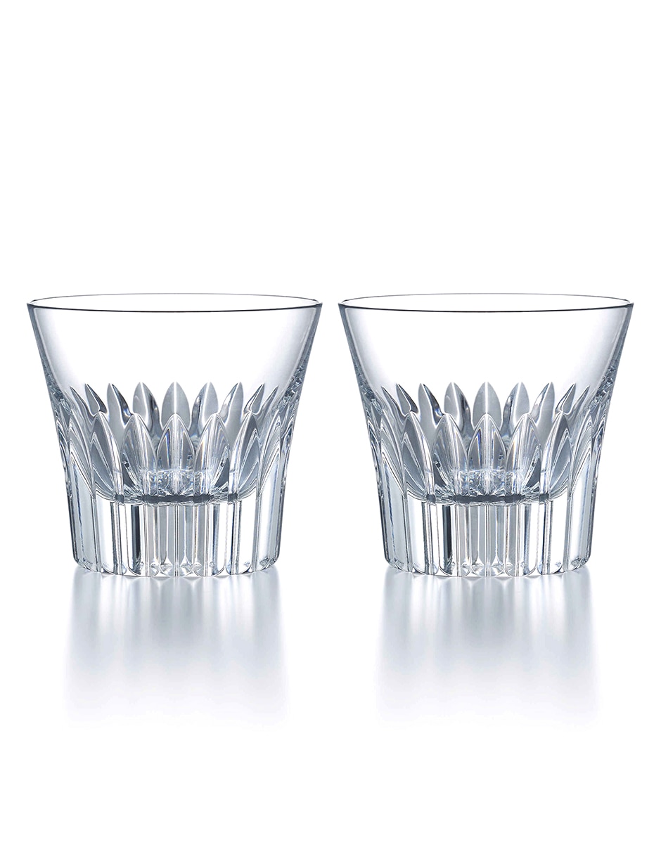Set vasos de cristal con 2 piezas Set vasos de cristal con 2 piezas