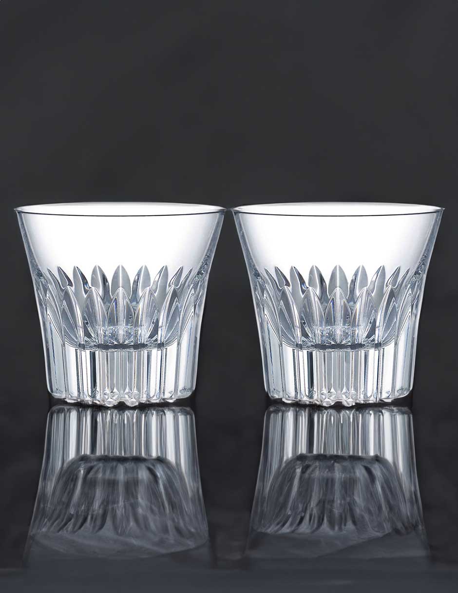Set vasos de cristal con 2 piezas 2