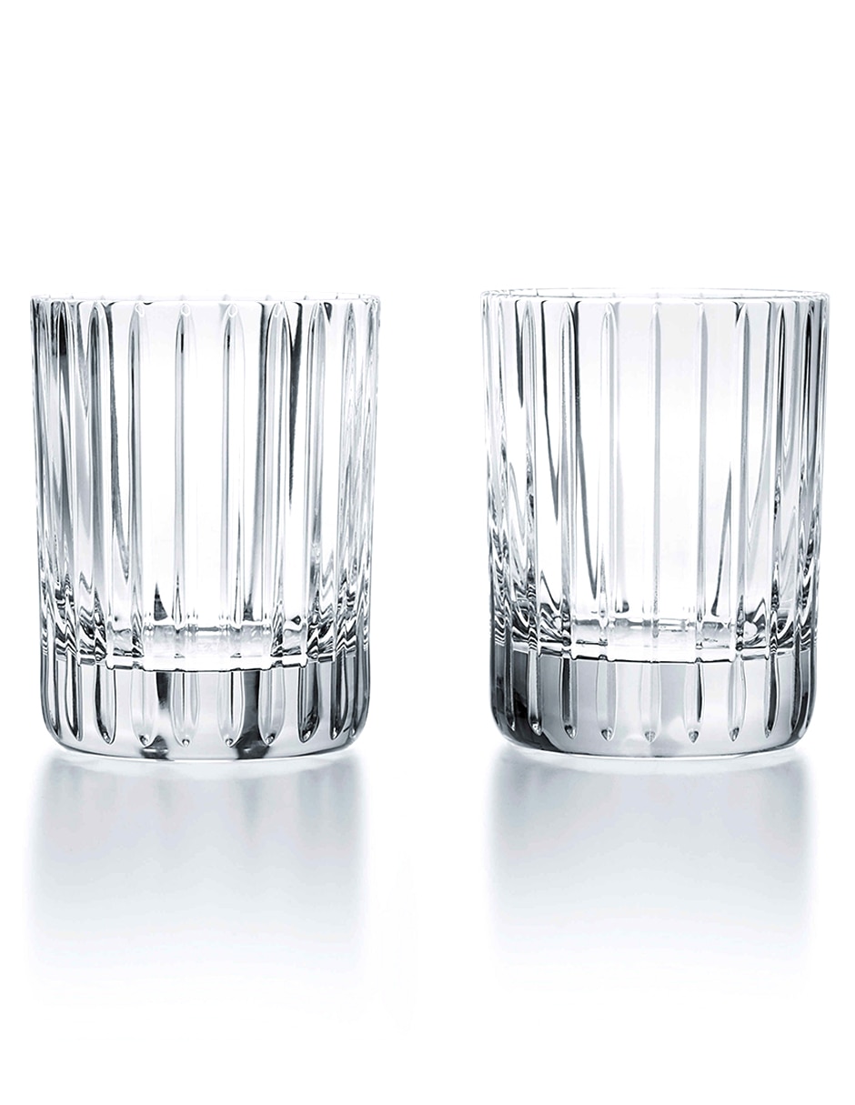 Set vasos de cristal con 2 piezas