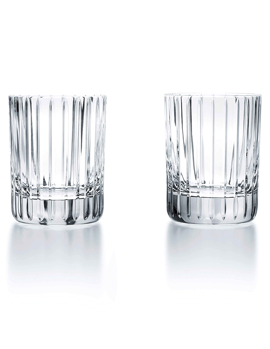 Set vasos de cristal con 2 piezas