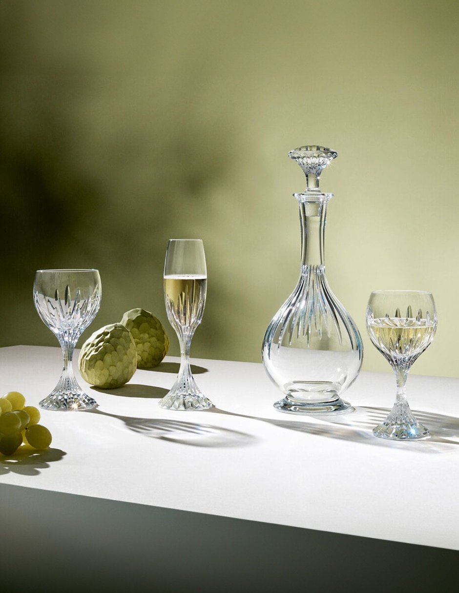 Set de copas para champán Massena de cristal 2