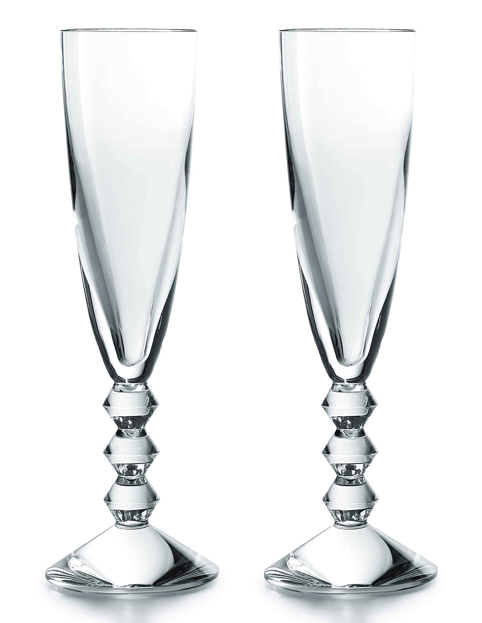 Set de copas para champán Vega de cristal Set de copas para champán Vega de cristal