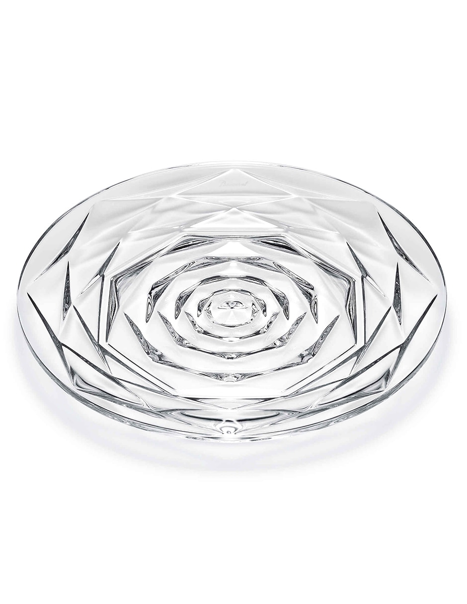 Plato postre Swing de cristal