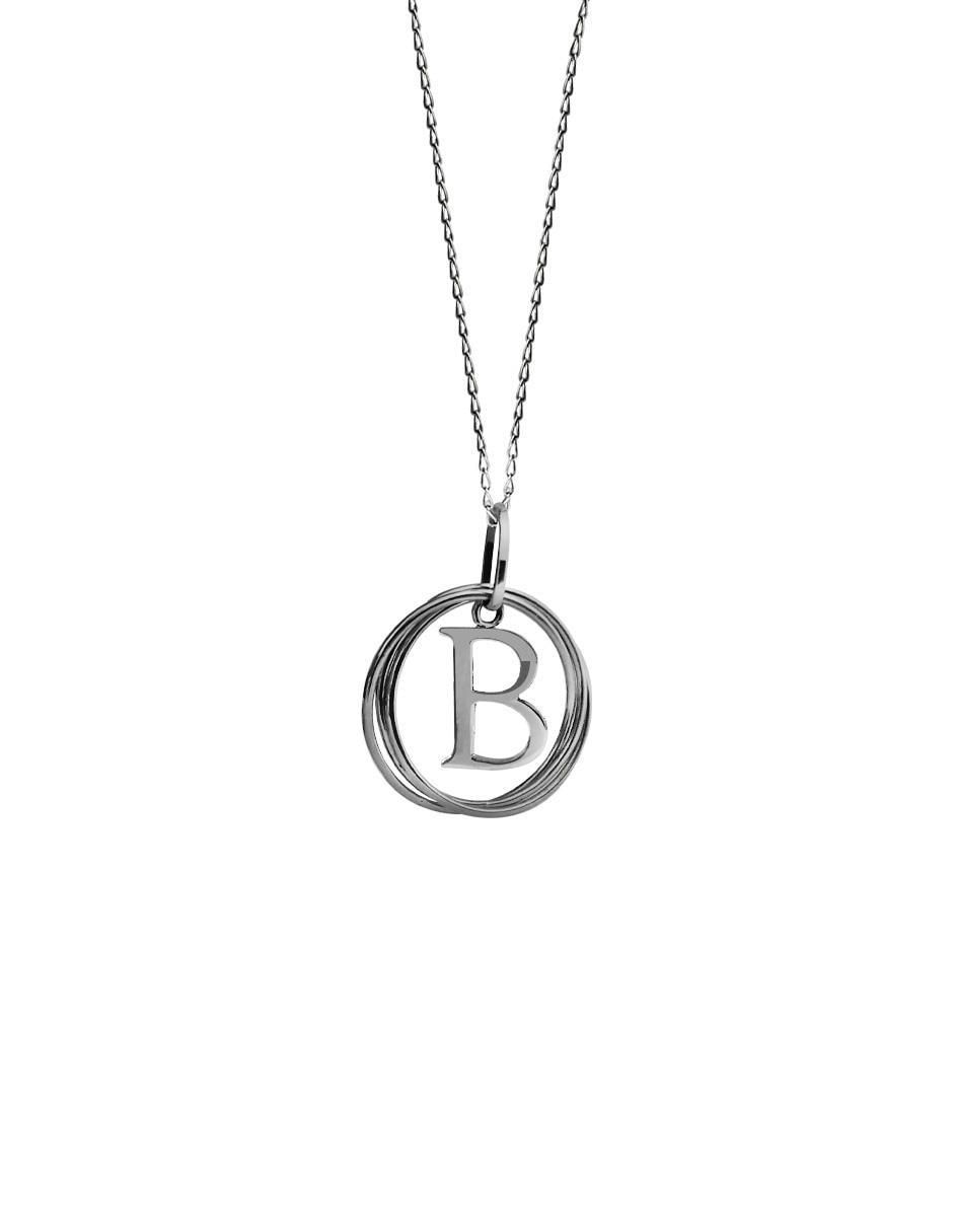 Colgante Y Dije de letras de plata P 925