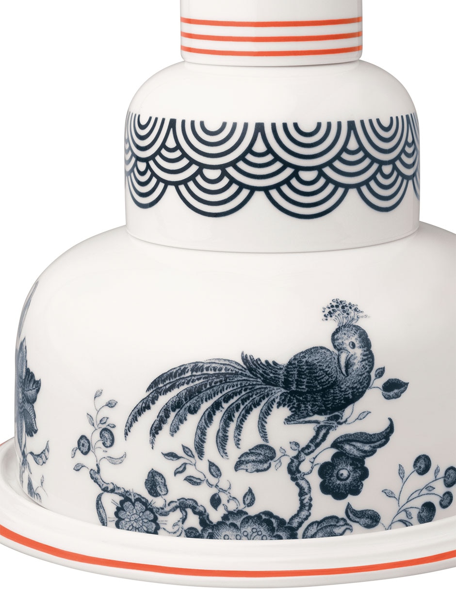 Set platos Birthday Cake de porcelana 5 piezas 2