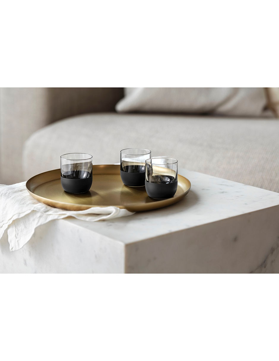 Set vaso Doble Pack Manufact Rock de cristal con 4 piezas 3