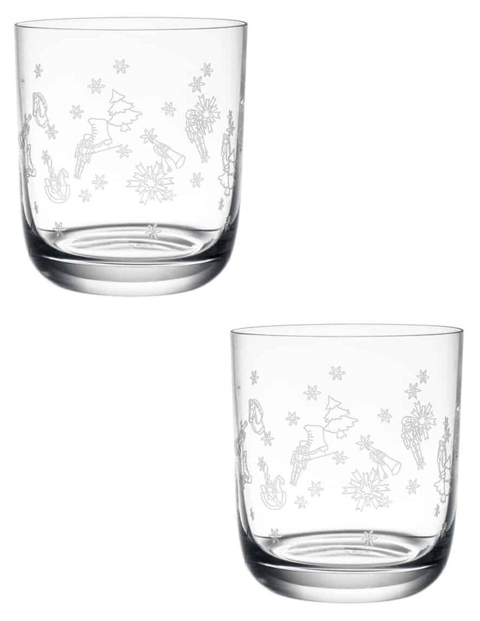 Set vaso Doble Pack Toy'S Delight de vidrio con 2 piezas