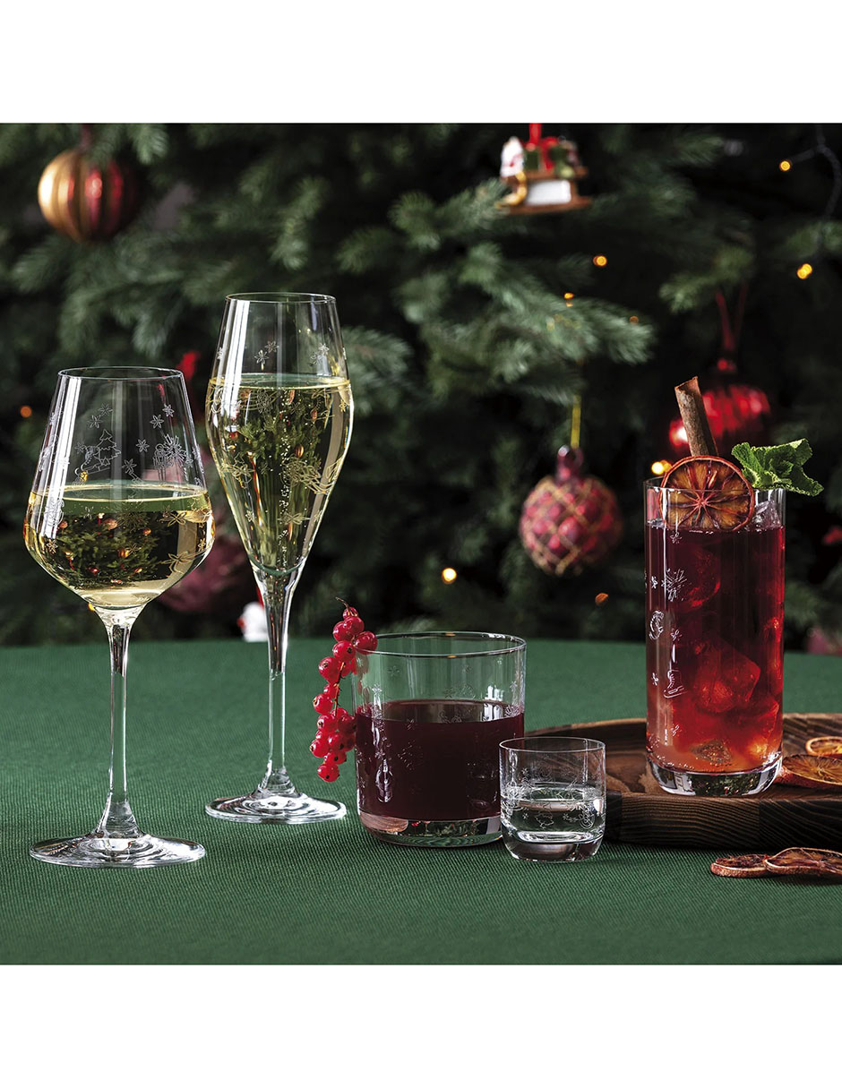 Vaso navideño highball Toy¨s Delight de cristal con 2 piezas 3