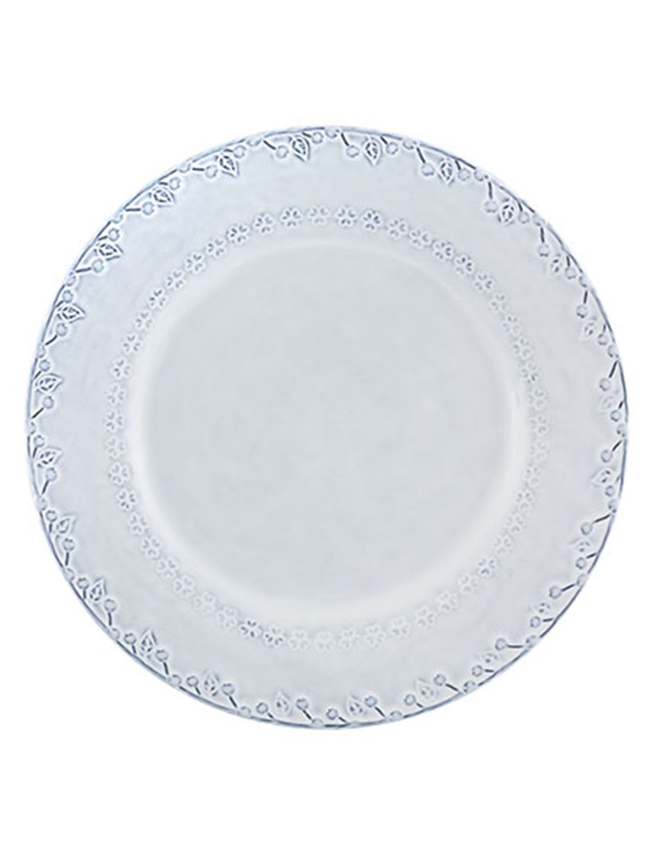 Plato trinche Flora de loza