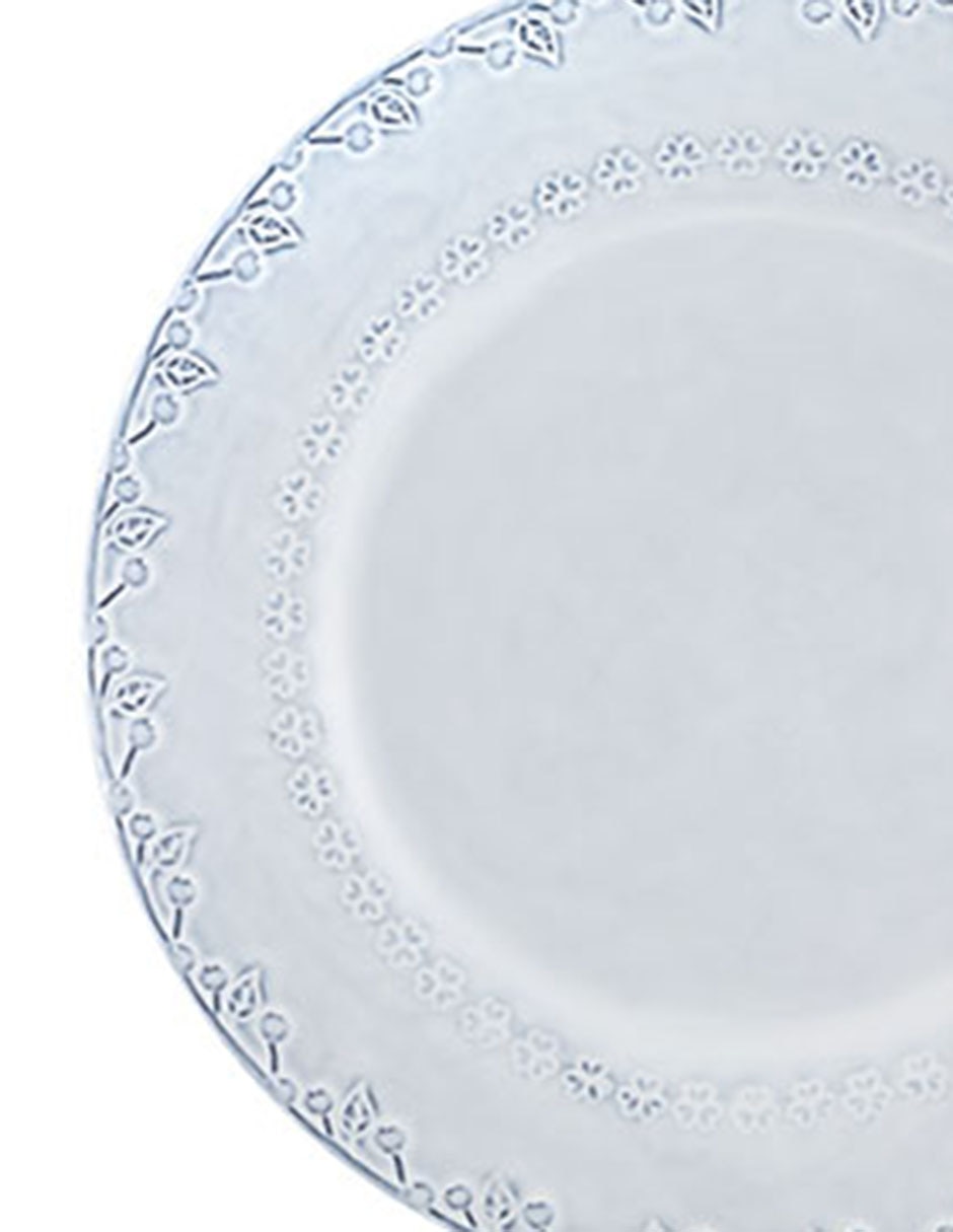 Plato trinche Flora de loza 2