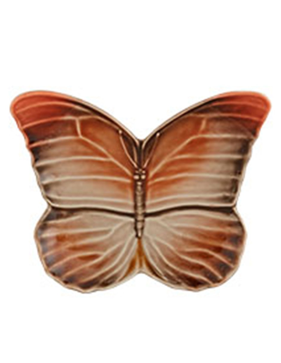 Plato pan Cloudy Butterflies de loza Plato pan Cloudy Butterflies de loza
