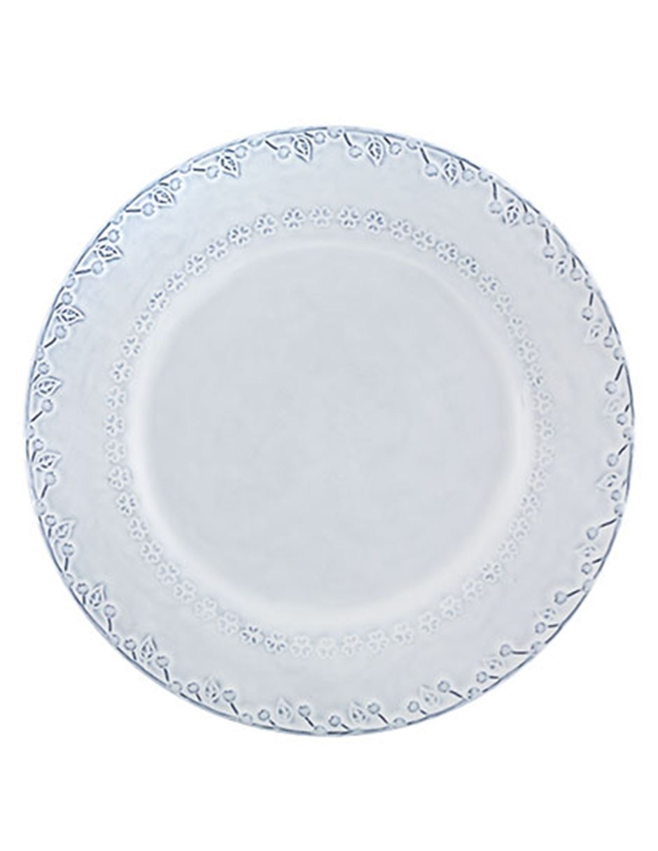 Plato trinche Flora de loza