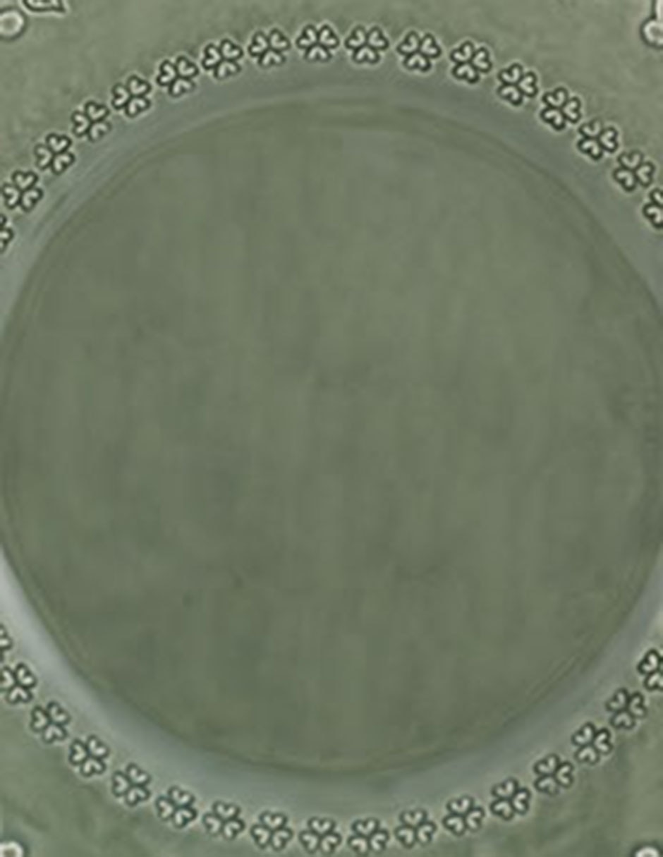 Plato trinche Flora de loza 2
